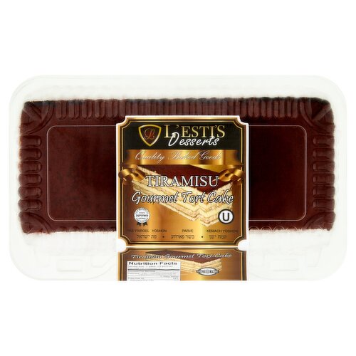 L'esti's Desserts Tiramisu Gourmet Tort Cake, 20.2 oz