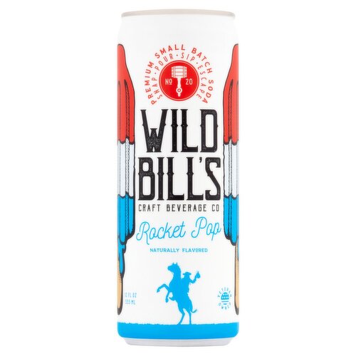Wild Bill's Craft Beverage Co Rocket Pop Soda, 12 fl oz