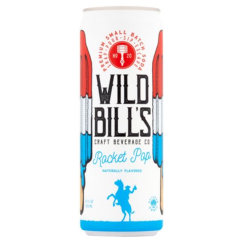 Wild Bill's Craft Beverage Co Rocket Pop Soda, 12 fl oz