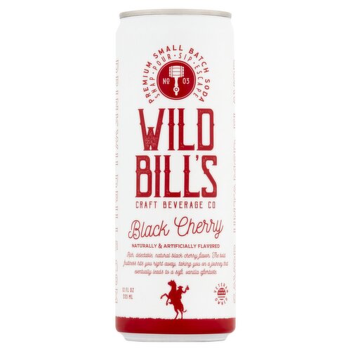 Wild Bill's Craft Beverage Co Black Cherry Soda, 12 fl oz