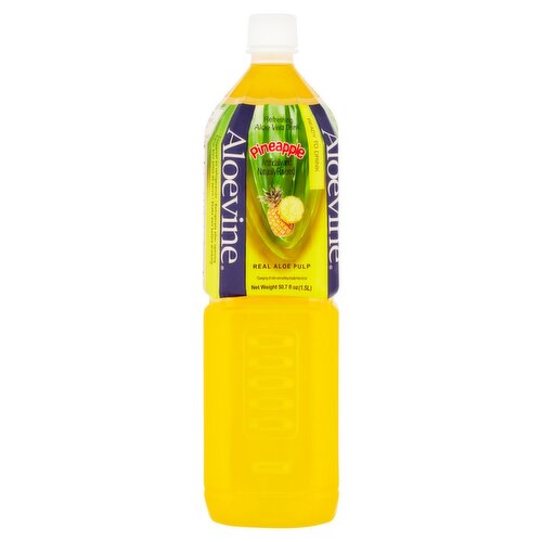 Aloevine Pineapple Refreshing Aloe Vera Drink, 50.7 fl oz