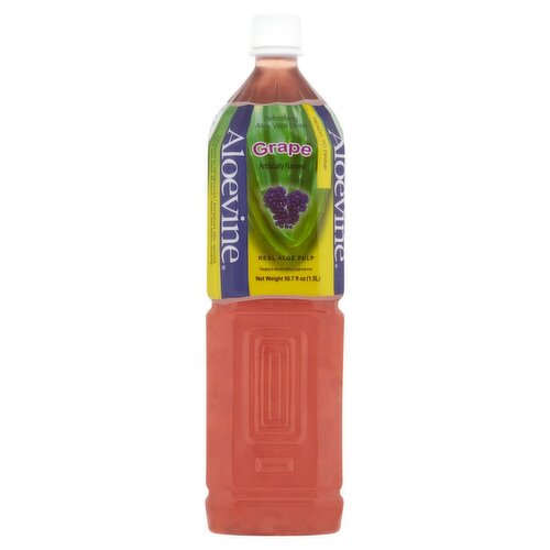 Aloevine Grape Refreshing Aloe Vera Drink, 50.7 fl oz