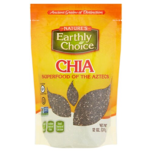 Nature's Earthly Choice Chia, 12 oz