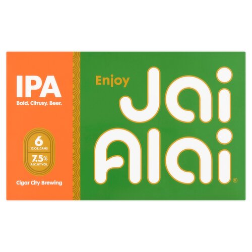 Cigar City Brewing Jai Alai IPA, 12 oz, 6 count