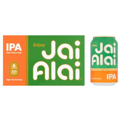 Cigar City Brewing Jai Alai IPA, 12 oz, 6 count