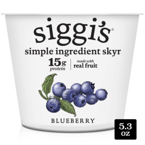 Siggi's Blueberry Lowfat Yogurt, 5.3 oz