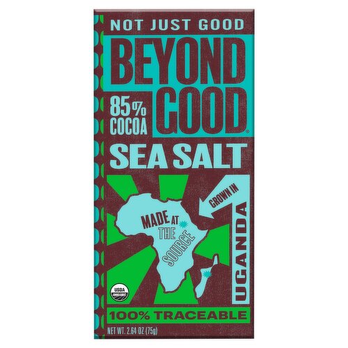 Beyond Good 85% Cocoa Sea Salt Chocolate, 2.64 oz