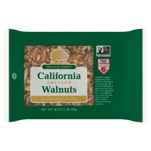 Martella's Grower Direct California Shelled Walnuts, 16 oz