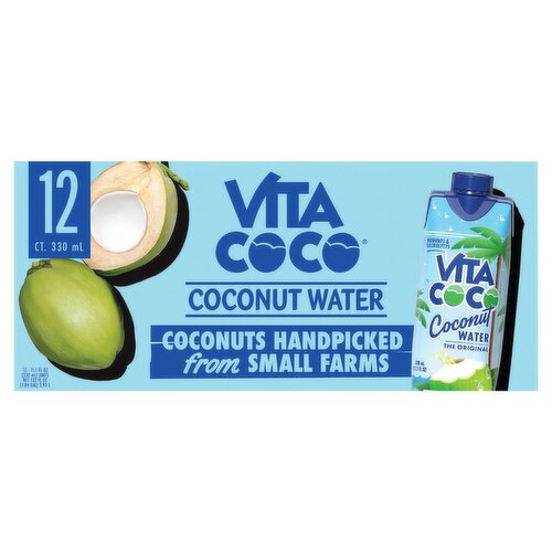 Vita Coco The Original Coconut Water Family Share Pack, 11.1 fl oz, 12 count