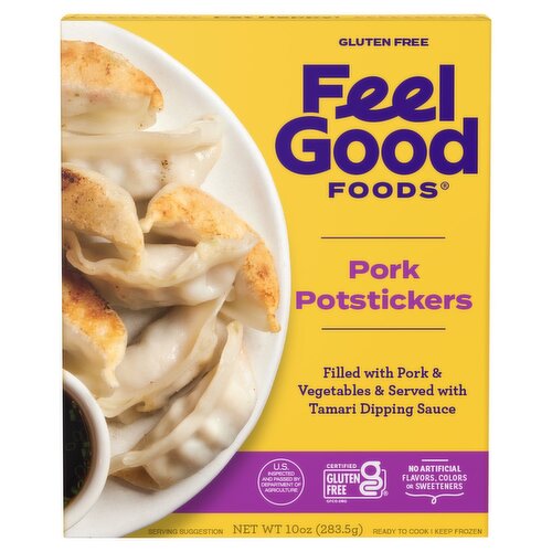 Feel Good Foods Pork Potstickers, 10 oz