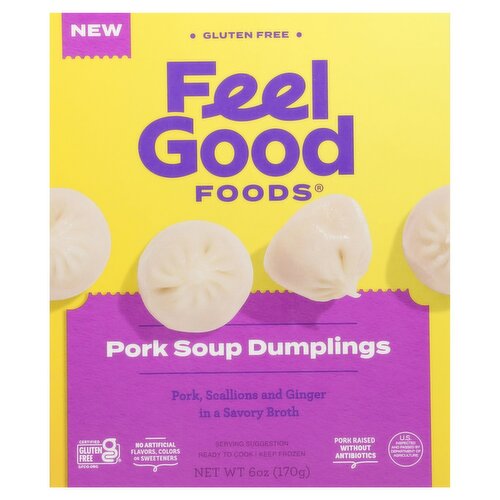 Feel Good Foods Pork Soup Dumplings, 6 oz