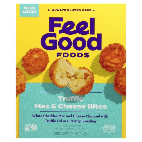 Feel Good Foods Truffle Mac & Cheese Bites, 8 oz