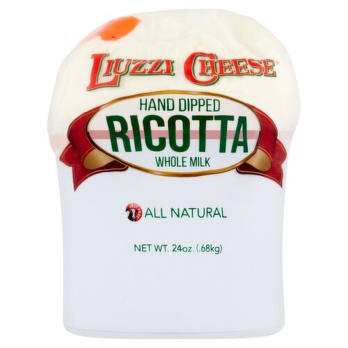 Liuzzi Cheese Hand Dipped Whole Milk Ricotta, 24 oz