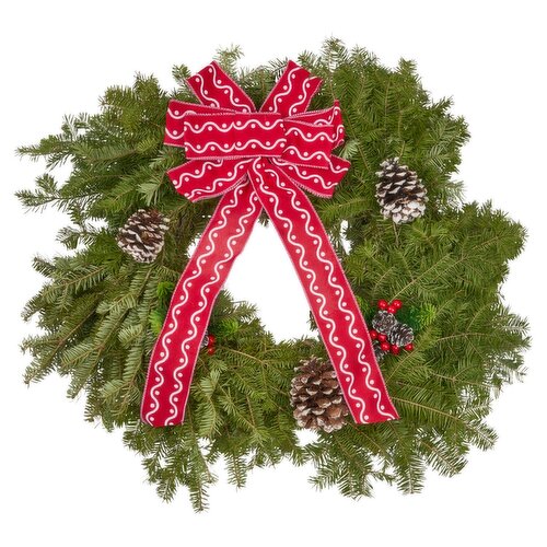 Decorated Balsam Wreath 22"