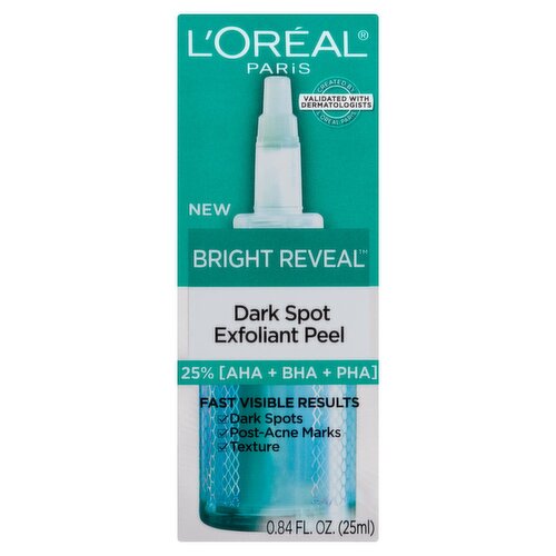 L'Oréal Paris Bright Reveal Dark Spot Exfoliant Peel, 0.84 fl oz