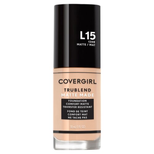 Covergirl TruBlend L15 Porcelain Matte Made Foundation, 1 fl oz