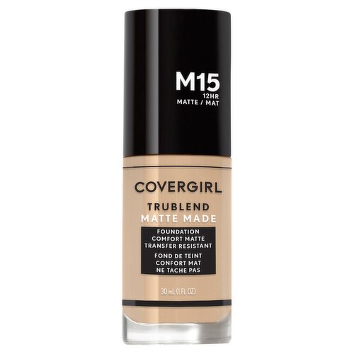 Covergirl Trublend M15 Buff Beige Matte Foundation, 1 fl oz