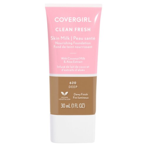 Covergirl Clean Fresh Skin Milk 620 Deep Nourishing Foundation, 1 fl oz