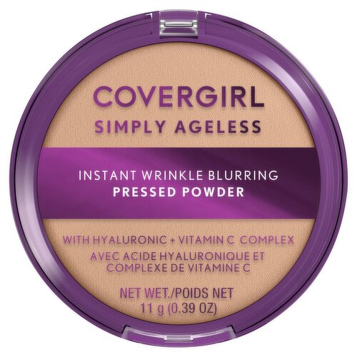 Covergirl Simply Ageless 210 Classic Ivoire Instant Wrinkle Blurring Pressed Powder, 0.39 oz