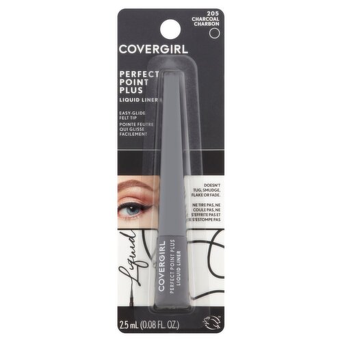 Covergirl Perfect Point Plus 205 Charcoal Liquid Liner, 0.08 fl oz