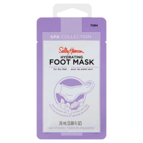 Sally Hansen Spa Collection Hydrating Foot Mask, 0.88 fl oz