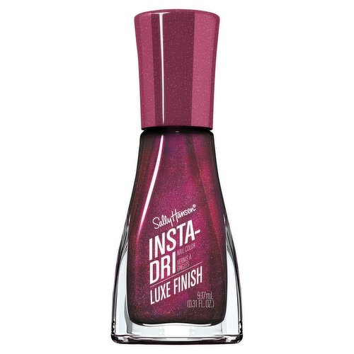 Sally Hansen Insta-Dri Luxe Finish 66 The Queens Velvet Nail Color, 0.31 fl oz