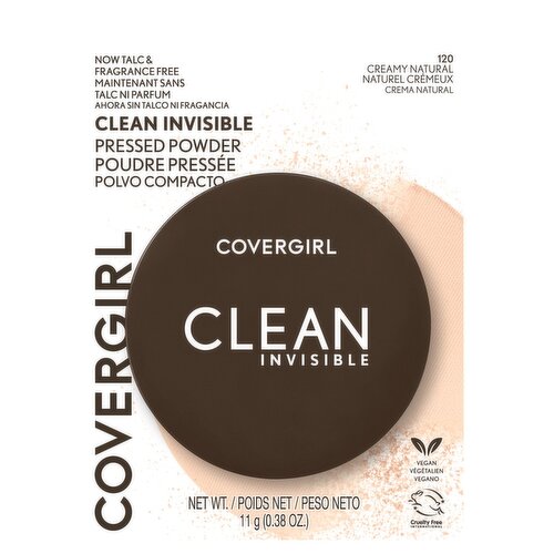 Covergirl Clean Invisible 120 Creamy Natural Pressed Powder, 0.38 oz