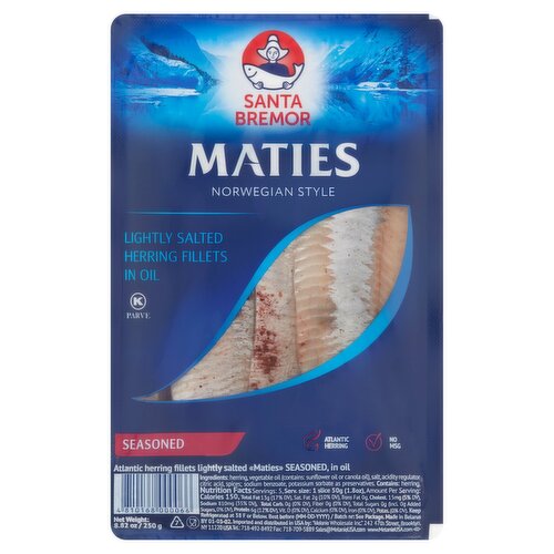 Santa Bremor Seasoned Matjes, 8.81 oz