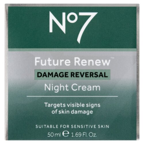 No7 Future Renew Damage Reversal Night Cream, 1.69 fl oz