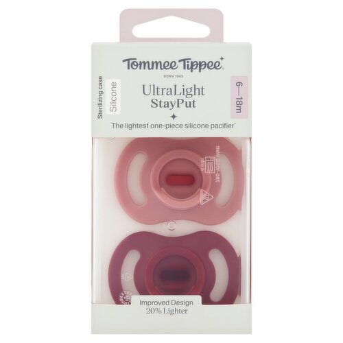 Tommee Tippee Ultra Light StayPut Silicone Pacifier