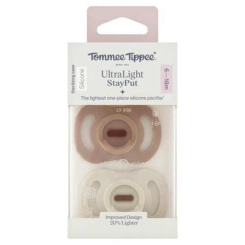 Tommee Tippee Ultra Light StayPut Silicone Pacifier