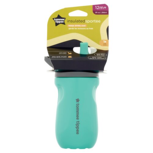 Tommee Tippee 9 fl oz Insulated Sportee Cup, 12m+