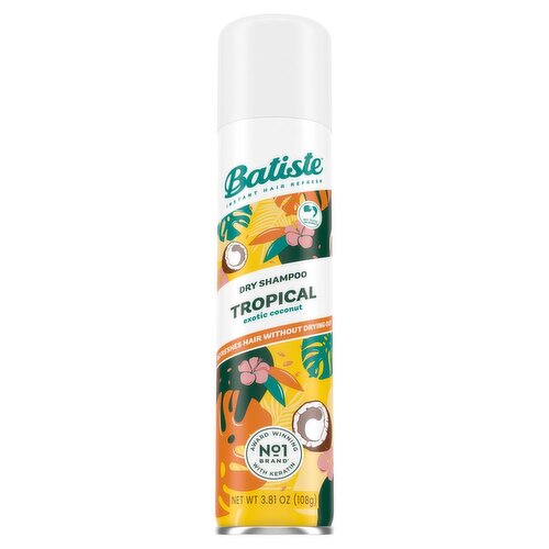 Batiste Tropical Exotic Coconut Dry Shampoo, 3.81 oz