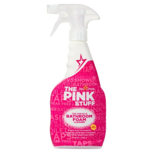 Stardrops The Pink Stuff The Miracle Bathroom Foam Cleaner, 25 fl oz
