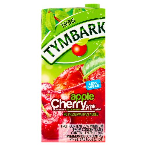 Tymbark Apple Cherry Drink, 67.6 fl oz