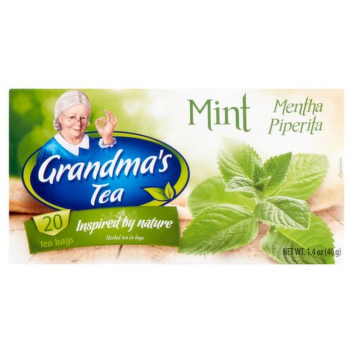 Grandma's Tea Mint Tea Bags, 20 count, 1.4 oz