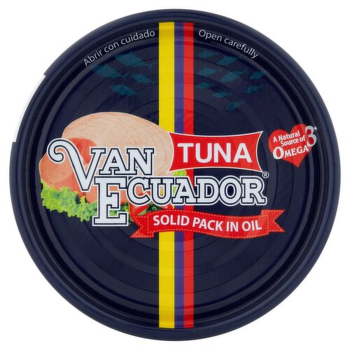 Van Ecuador Solid Pack in Oil Tuna, 5.3 oz