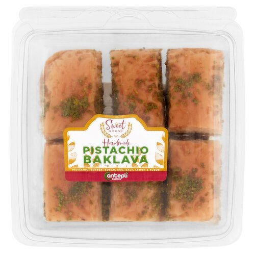 Sweet House Handmade Pistachio Baklava, 7 oz