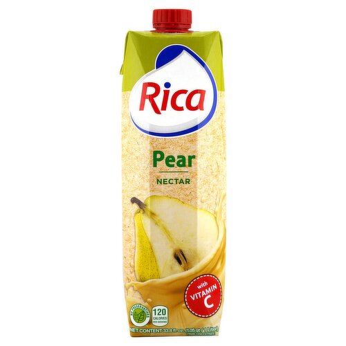 Rica Pear Nectar, 33.8 fl oz