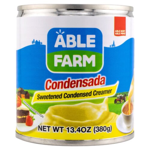 Able Farm Sweetened Condensed Creamer, 13.4 oz