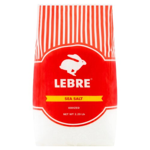 Lebre Iodized Sea Salt, 2.20 lb