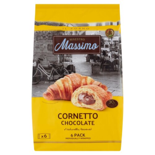 Maestro Massimo Chocolate Cornetto,  6 count, 10.58 oz