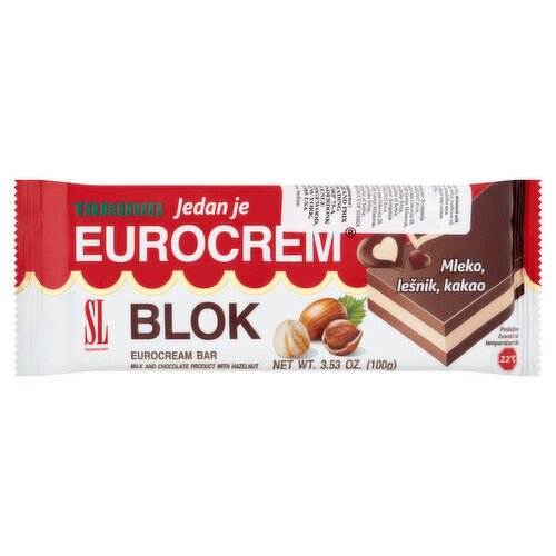 Takovo Eurocrem Eurocream Bar, 3.53 oz