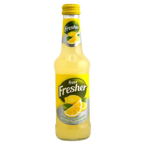 Freşa Fresher Sparkling Lemon Flavored Drink, 8.45 fl oz