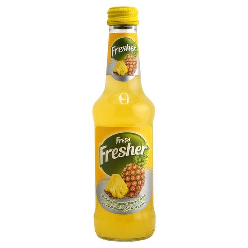Freşa Fresher Sparkling Pineapple Flavored Drink, 8.45 fl oz