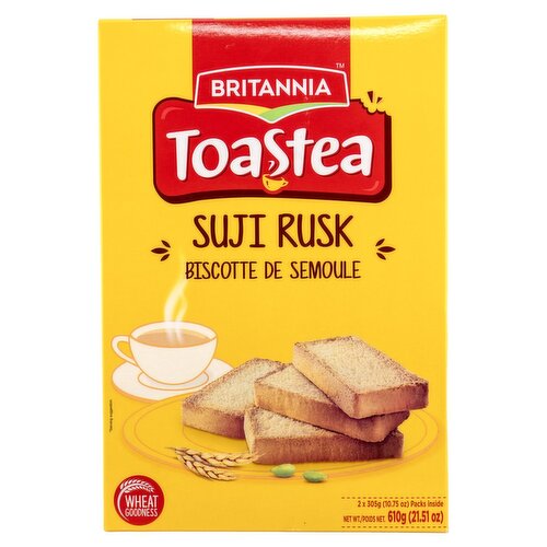 Britannia Toastea Suji Rusk, 10.75 oz, 2 count