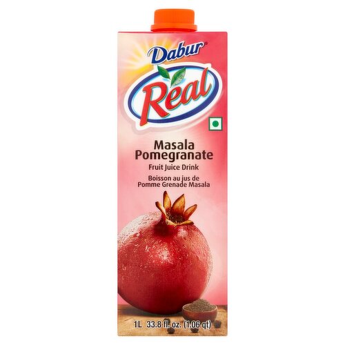 Dabur Real Masala Pomegranate Fruit Juice Drink, 33.8 fl oz