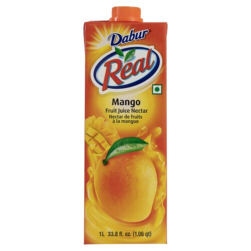 Dabur Real Mango Fruit Juice Nectar, 33.8 fl oz