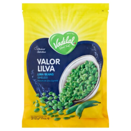 Vadilal Valor Lilva Lima Beans (Shelled), 11 oz