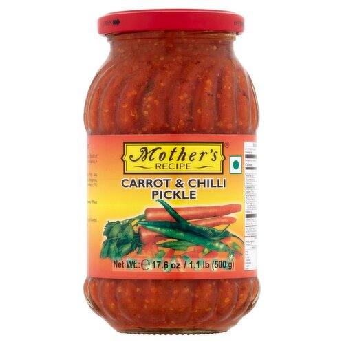 Mother's Recipe Carrot & Chilli Pickle, 17.6 oz